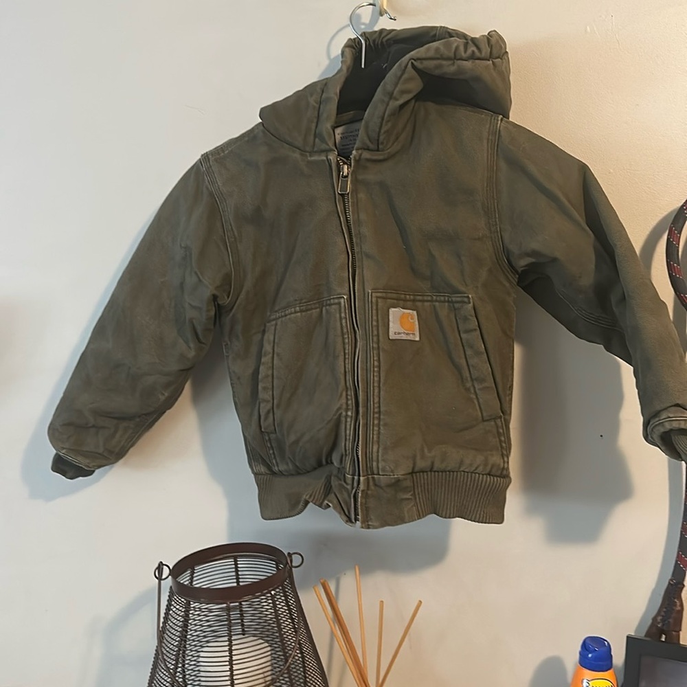 Carhartt Forest Green Hooded Jacket
